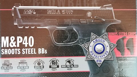 Smith & Wesson M&P 40, .177 Co2 Blowback replica BB pistol "Complete Review" by Airgun Detectives