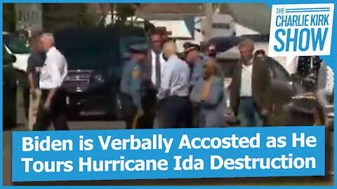 Biden is Verbally Accosted as He Tours Hurricane Ida Destruction