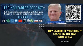 HEY LEADER! IF YOU DON’T STAND IN THE GAP WHO WILL?