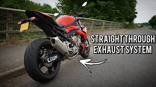 Thoughts on riding my 2022 BMW S1000R with race exhaust headers