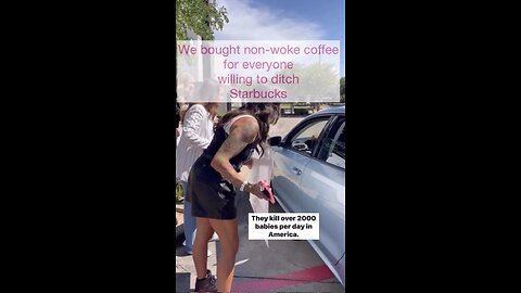 We bought non-woke coffee for everyone who agreed to ditch Starbucks