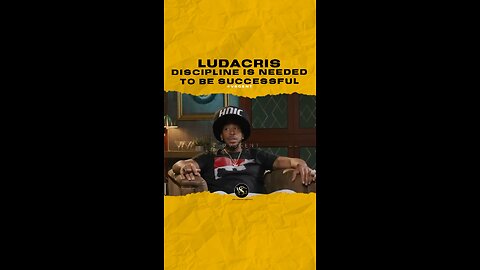 @ludacris Discipline is needed to be successful