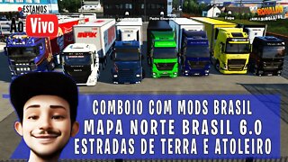 MAPA BRASILEIRO PARA EURO TRUCK SIMULATOR 2 COMBOIO COM MODS BRASILEIROS ETS2 1.42