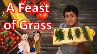 Grass Mukbang - Repaying my Debt to Theta Gang 먹방