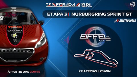 BRL EIFFEL CUP 2022 - 3ª Etapa - Nurburgring - ASSETTO CORSA