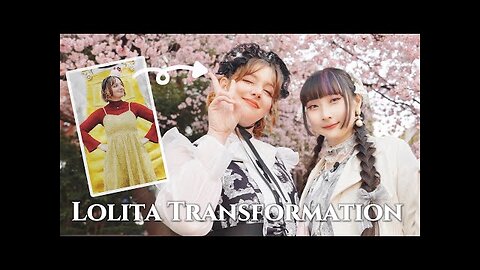 【LOLITA FASHION MAKEOVER】Emma Tokidokitraveler Tries Lolita Fashion! | Japanese Style Transformation