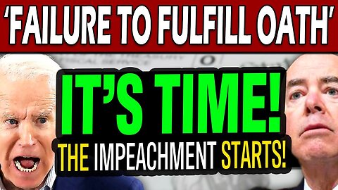 Biden CRIES - Mike Johnson SHOCKS Mayorkas! Jaw-Dropping IMPEACHMENT Announcement!