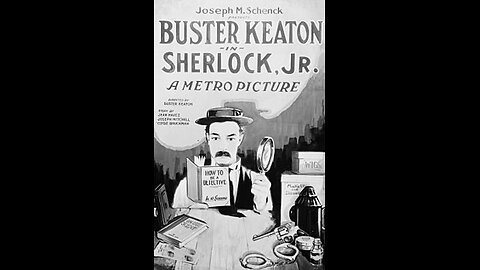 Sherlock Jr 1924 Buster Keaton Silent Movie in 4K
