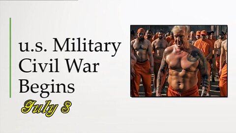 U.S Military Civil War Begins 7.8.2023