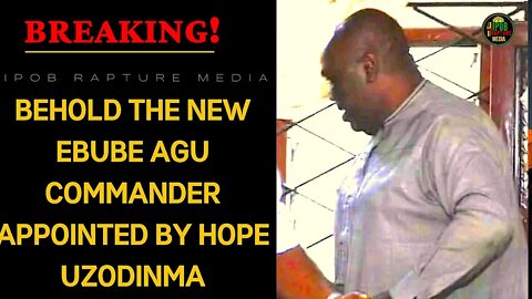 BREAKING! Behold The New EBUBE AGI Commander Appointed By Hope Uzodinma.