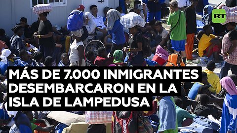 Isla italiana de Lampedusa en emergencia ante "invasión" de indocumentados