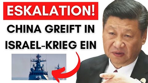 Hochbrisant: China schickt sechs Kriegsschiffe nach Israel!@Alexander Raue🙈