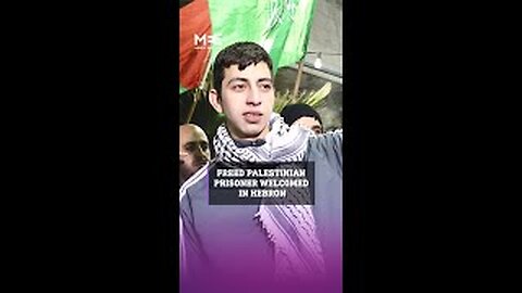 Freed Palestinian prisoner welcomed in Hebron