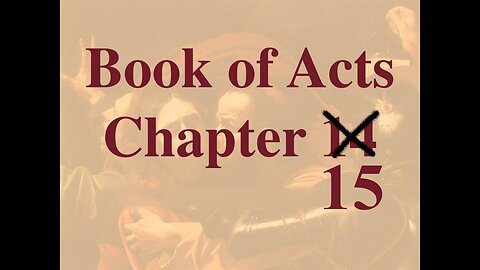 Acts Chapter 15