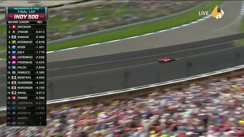 The last two laps of the 106th Running of the Indianapolis 500 | #Indy500