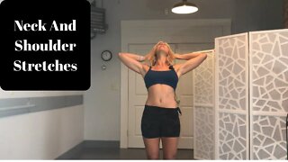 Stiff Neck And Shoulder Stretches- 5 Minute Mobility