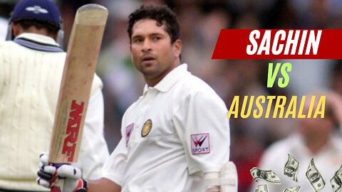 SACHIN VS AUSTRALIA BEST BATING PERFORMANCE AGAINST AUS🔥🏏