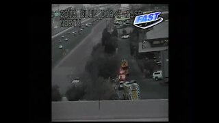TRAFFIC CAM: LVMPD reports of bodies found after fire near Silverton Hotel