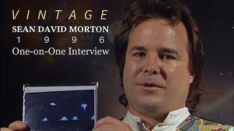 Sean David Morton: Uncovering Area 51 (1996) | Rare "One on One" Interview Series! #VintageTV #JustForFun #BeforeTheCIAhadFullGrasp