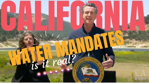 California Water Mandates are coming!