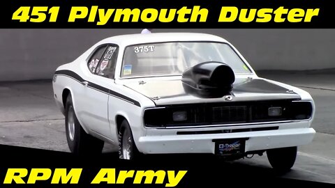 10 Second 451 Plymouth Duster Drag Racing