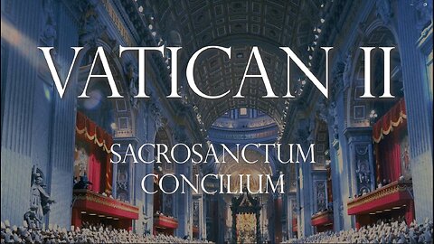 [Sacrosanctum Concilium] Dogmatic Constitution on the Sacred Liturgy