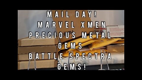 MAIL DAY! Marvel XMen, Precious Metal Gems, Battle Spectra Gems, RJ Barrett, The Rock and more!