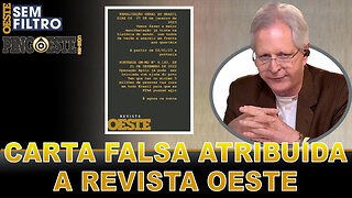 Convocação para greve geral atribuída a revista OESTE é falsa [AUGUSTO NUNES]