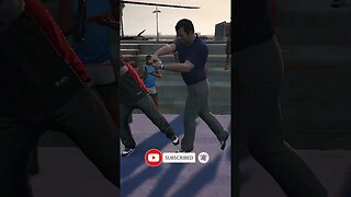Son beating his father in GTA 5 😂 #gta