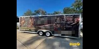 2011 8' x 24' Mobile Party Gaming Trailer | Mobile Video Game Entertainment Unit for Sale in Texas