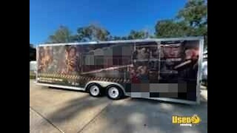 2011 8' x 24' Mobile Party Gaming Trailer | Mobile Video Game Entertainment Unit for Sale in Texas