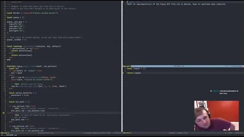 [Neovim Core Dev][Lua] - Popup Api