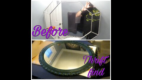 How to Goth Chic: Decorations Hacks From Thrift Store Finds Bathroom update