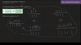 Comparisons and Estimation: Problem 3