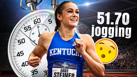 Abby Steiner 51.70 || 400m Indoor || Rod McCravy Track & Field Invite