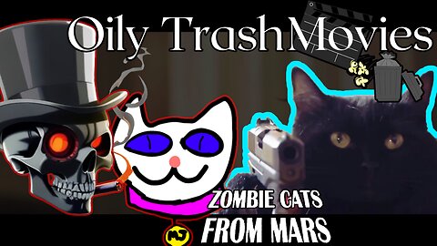 Zombie Cats from Mars (2015)- Daddy WarBux and NOT Bublegum Barbie (Movie Review)
