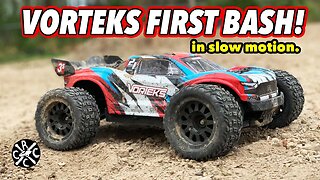 ARRMA Vorteks First Bash In Slow Motion!