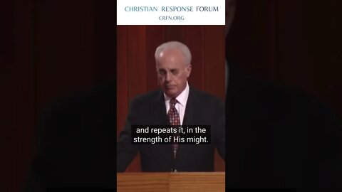 John MacArthur - Spiritual War Needs God’s Strength - Christian Response Forum #shorts