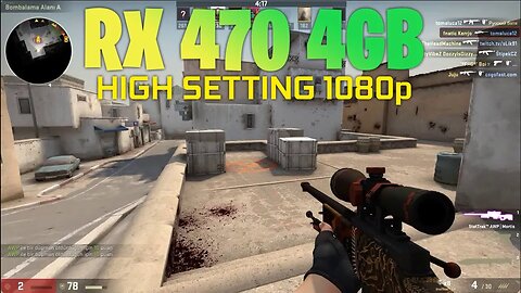 Counter Strike Global Offensive (CS GO) RX 470 4GB - i5 4590 - 1080p online game jaziii