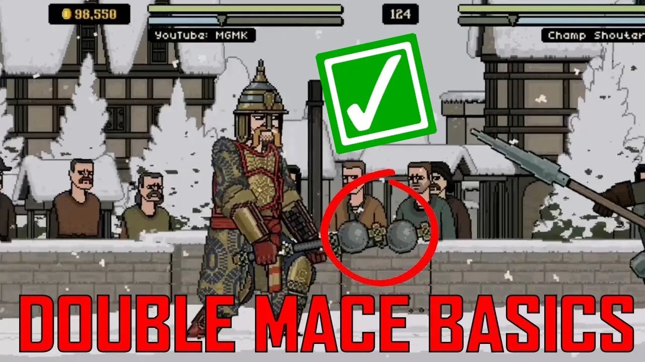 ✅ Bloody Bastards: Basics Double Mace or Mace + Shield & How to counter  Spear/Double-Hand Sword