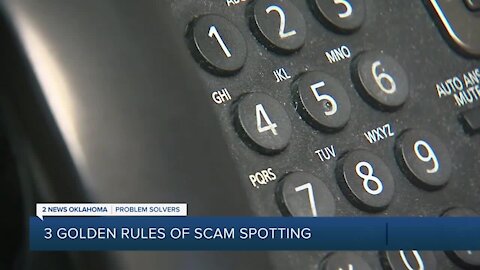 Three Golden Rules of Scam Spotting