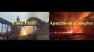 OHIO AGAIN! Coke Plant Explosion, Apt. Buildings Explode, Cars Melt