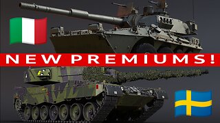New premiums for new update! ~ Centauro RGO & Stridsvagn 121B "Christian II" Devblog [War Thunder]