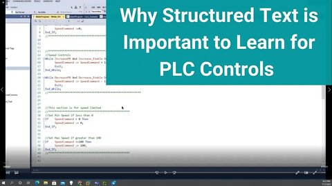 Why Structured Text Is Important To Learn In PLC Programming | Studio 5000 and Python