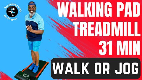 31-Minute Walking Pad Treadmill Workout | Walk or Jog at Home | Low Impact