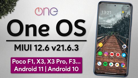 MIUI 12.6 OneOS v21.6.3 | A MIUI MAIS RÁPIDA! | Poco F1, Poco X3, Poco X3 Pro, Poco F3 e MAIS!