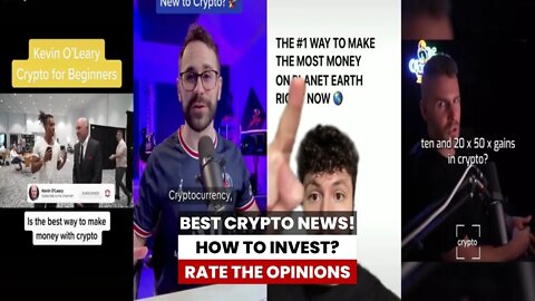 Rate the Opinions - Crypto News - How to Invest in Crypto? 💰₿💸