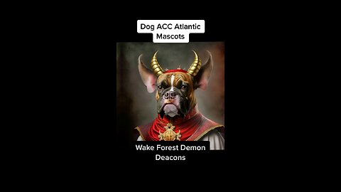 Dog ACC Atlantic Mascots! #dogs #acc #college #mascots #collegefootball #ai #collegebasketball