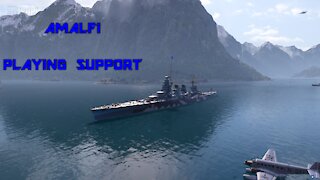 World of Warships - Amalfi: Playing Support
