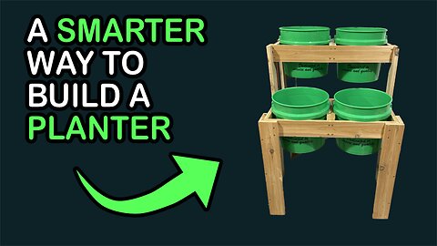 DIY Cedar Bucket Planter